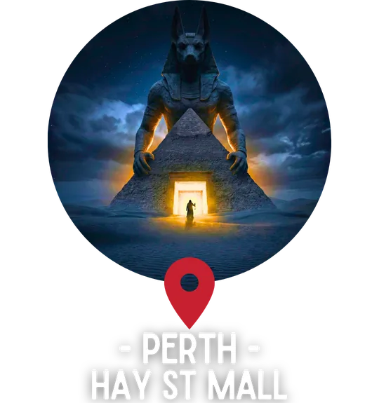 Escape This Perth CBD in The Basement on Hay Street Mall, Perth home of The Wizard's Chamber